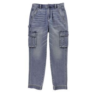 American Eagle Womens Mom Cargo Pocket Relaxed Fit Jeans, SAM